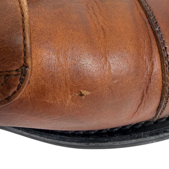 Taft The Dragon Boot Brown Leather Ankle Boots Lace Up Spain Mens 41 US 8-8.5 main image 9